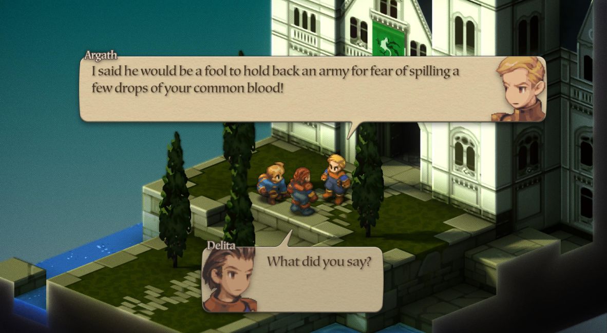 Conversational gameplay from Final Fantasy Tactics - The Ivalice Chronicles