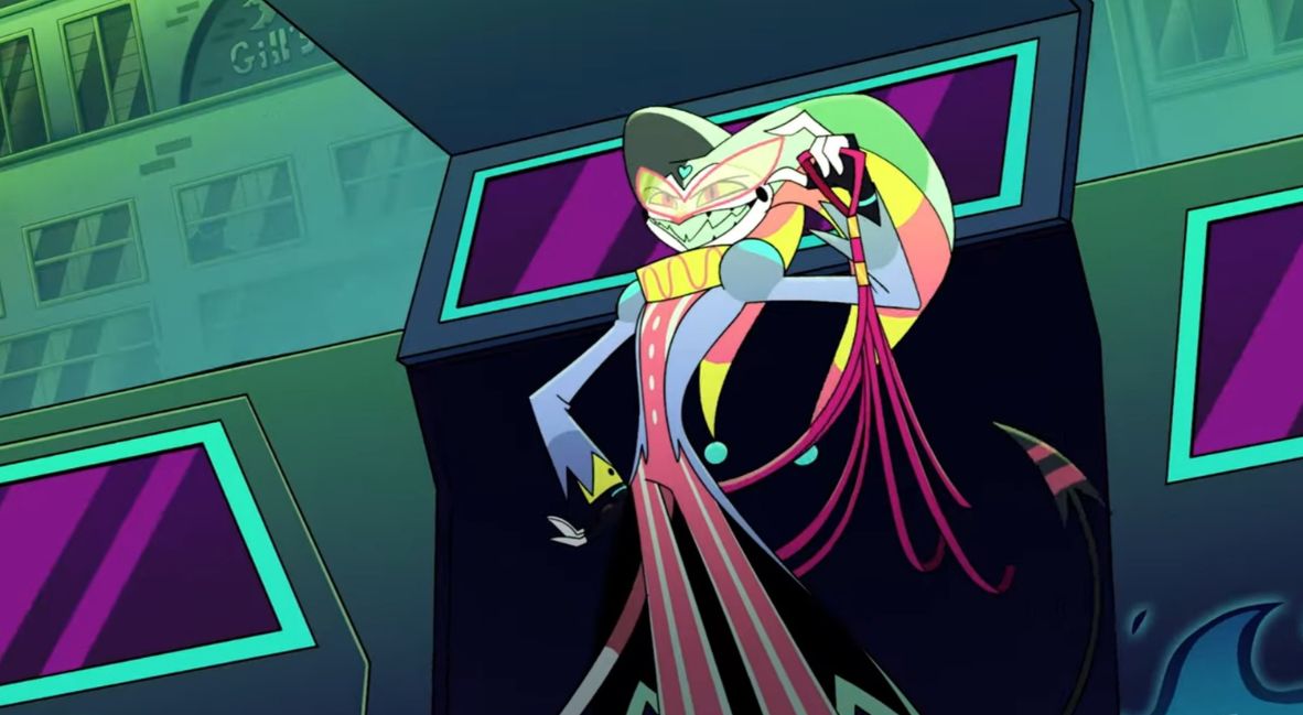 Fizzarolli, the famous clown that performs in Helluva Boss and has a complicated relationship with Blitzo