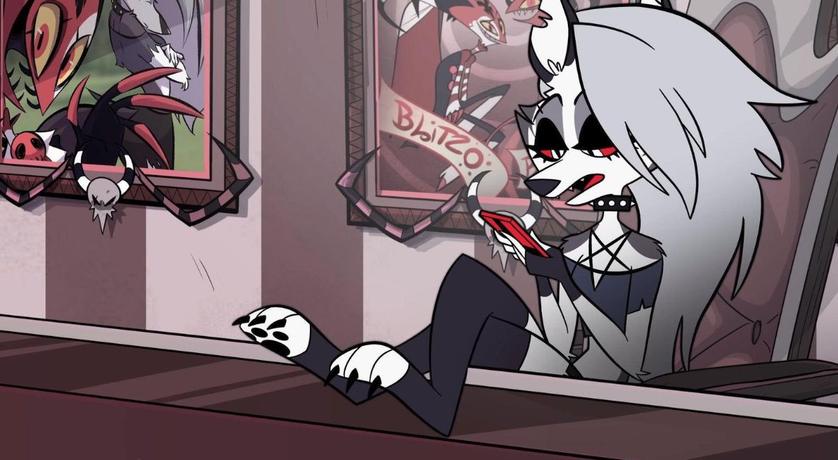 Loona, the witty hellhound in Helluva Boss