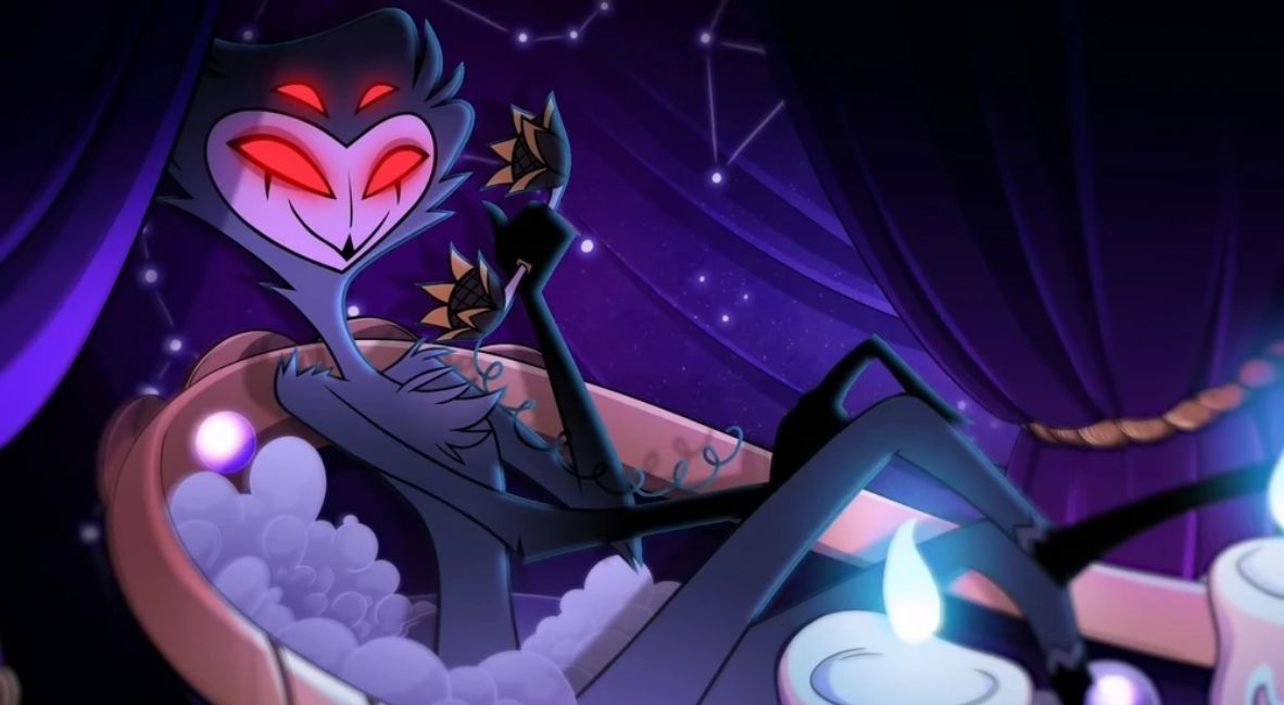 Stolas, one of the most powerful demons in Helluva Boss