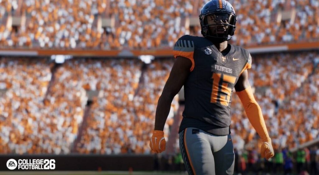 The CFB 26 September Title Update Adds Default Pass Protection, New Music, And More CFB 26 September 26 Title Update - Nebraska Uniforms