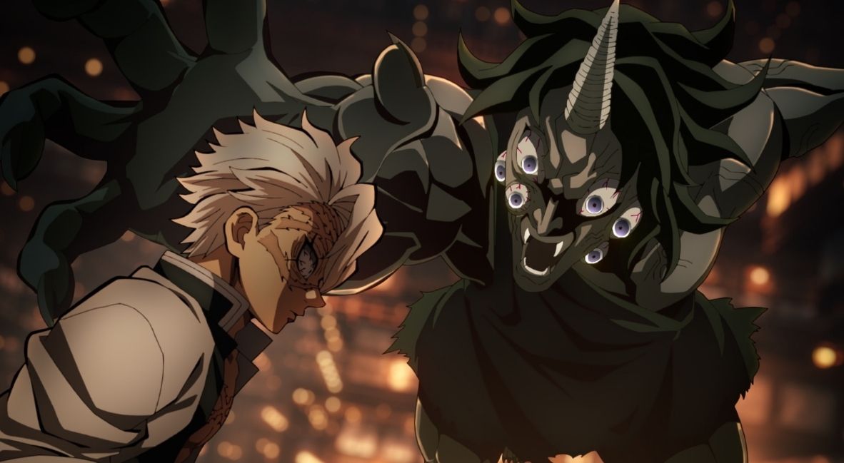 Infinity Castle Demon Slayer Movie - promotional image from Crunchyroll