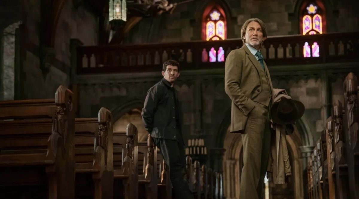 Josh O'Connor in Wake Up Dead Man