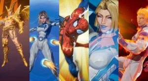 4 Great ‘Marvel Rivals’ Heroes to Team Up With Angela Key art featuring Angela, the Invisible Women, Spider-Man, Emma Frost, and the Human Torch in the game Marvel Rivals