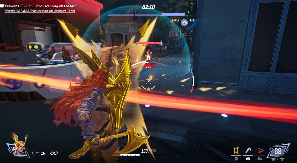 A glimpse of Angela in Marvel Rivals