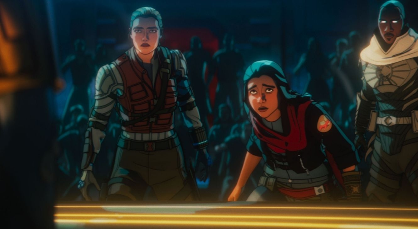 Yelena, Kate Bishop, etc. in Marvel Zombies