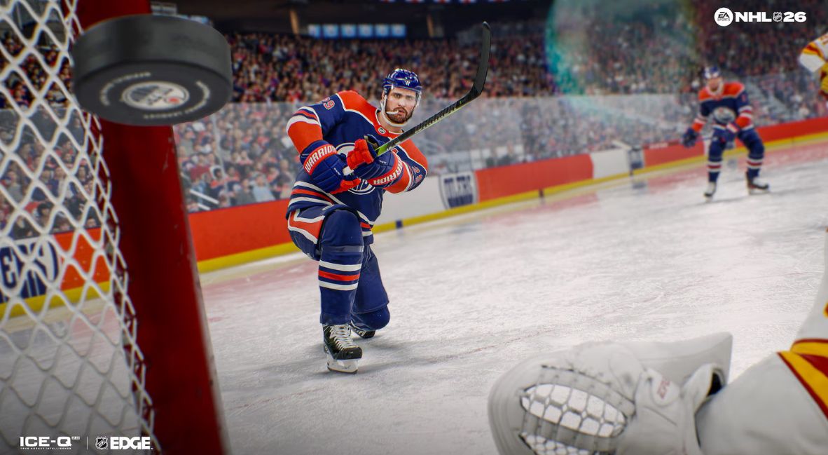 Another shot of goal tending in NHL 26
