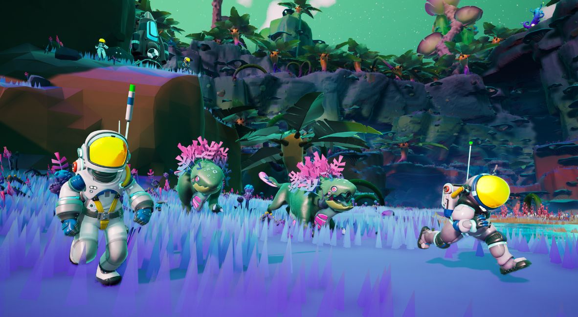 An alien planet in STARSEEKER: Astroneer Expeditions