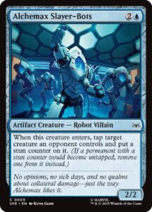 Slayer Bots Magic the Gathering Blue Creature Set