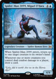 Spider-Man 2099 Magic the Gathering Blue Creature Set