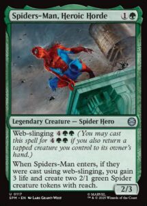 Spider-Man Magic the Gathering Green Creature Set
