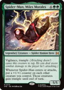 Spider-Man Magic the Gathering Miles Morales