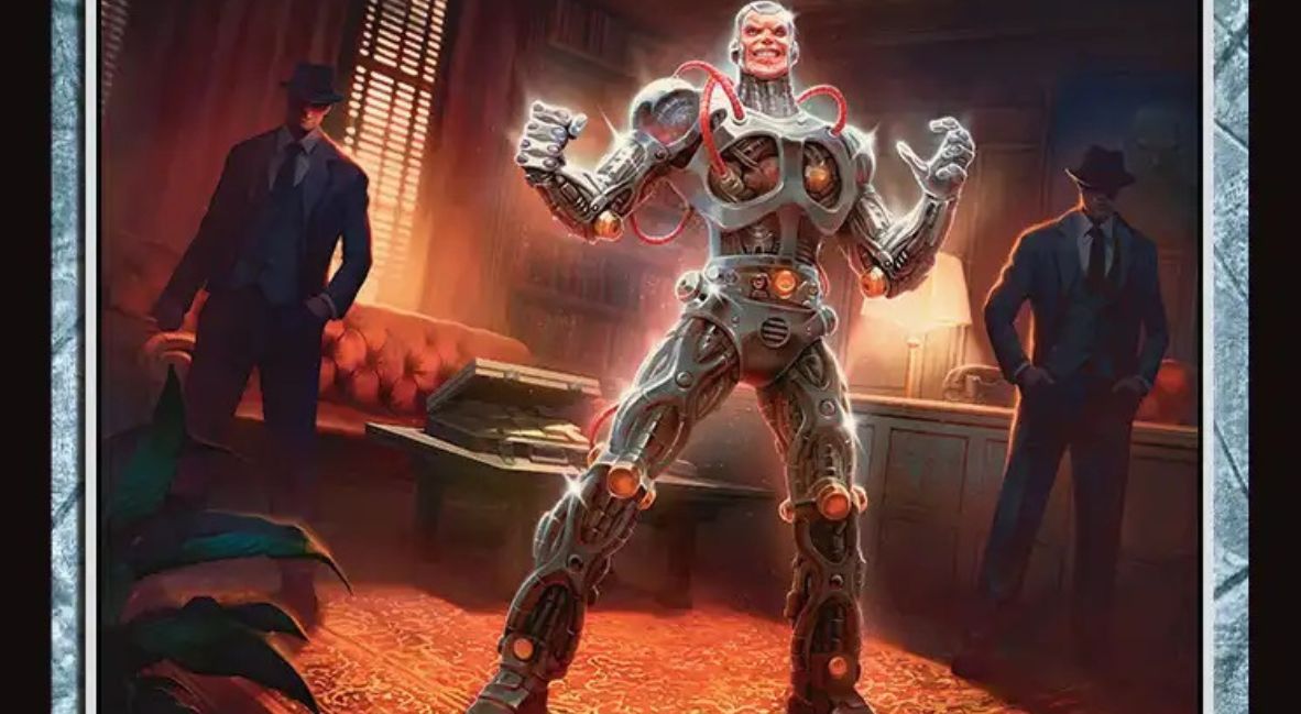 The Magic: The Gathering Mechanical Mobster card