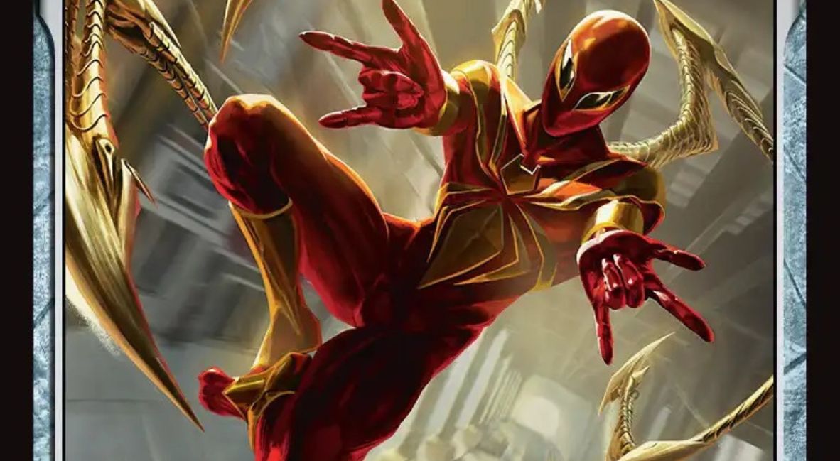 The Magic: The Gathering Iron Spider card