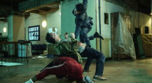 Yayan Ruhian, Joe Taslim and Joey Iwanaga in The Furious