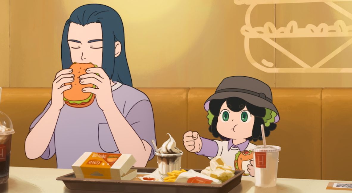 Wuxian and Xiaohei eating together