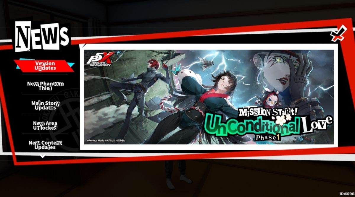 Update 2.0 for Persona 5 The Phantom X