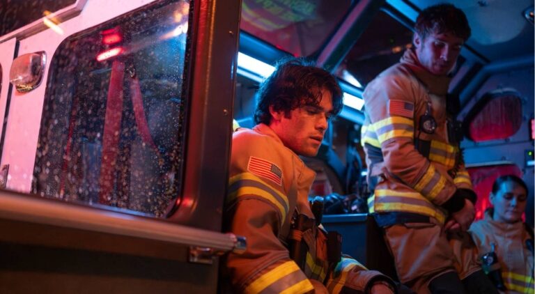 REVIEW: ‘9-1-1: Nashville’ Season 1 Episode 2 — “Hell And High Water” Michael Provost and Hunter McVey in 9-1-1 Nashville Episode 2