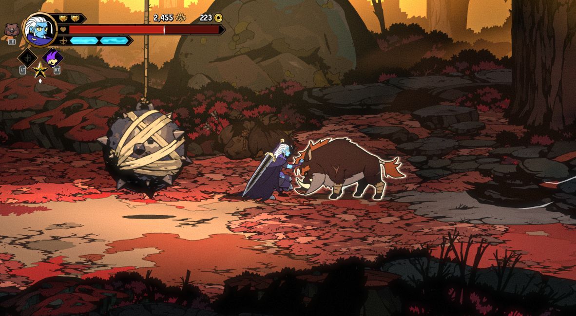 REVIEW: 'Absolum' Shines In The Roguelite Genre 5 A character pets a beast