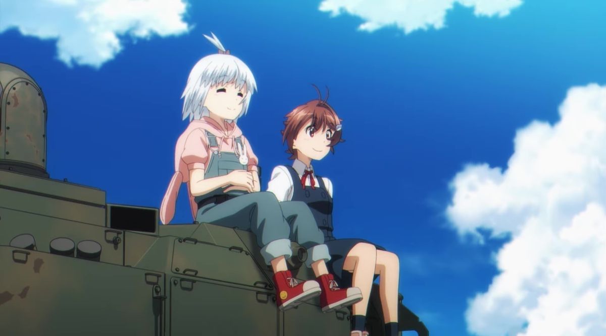 Airi and Yoko in Touring After the Apocalypse Episode 1