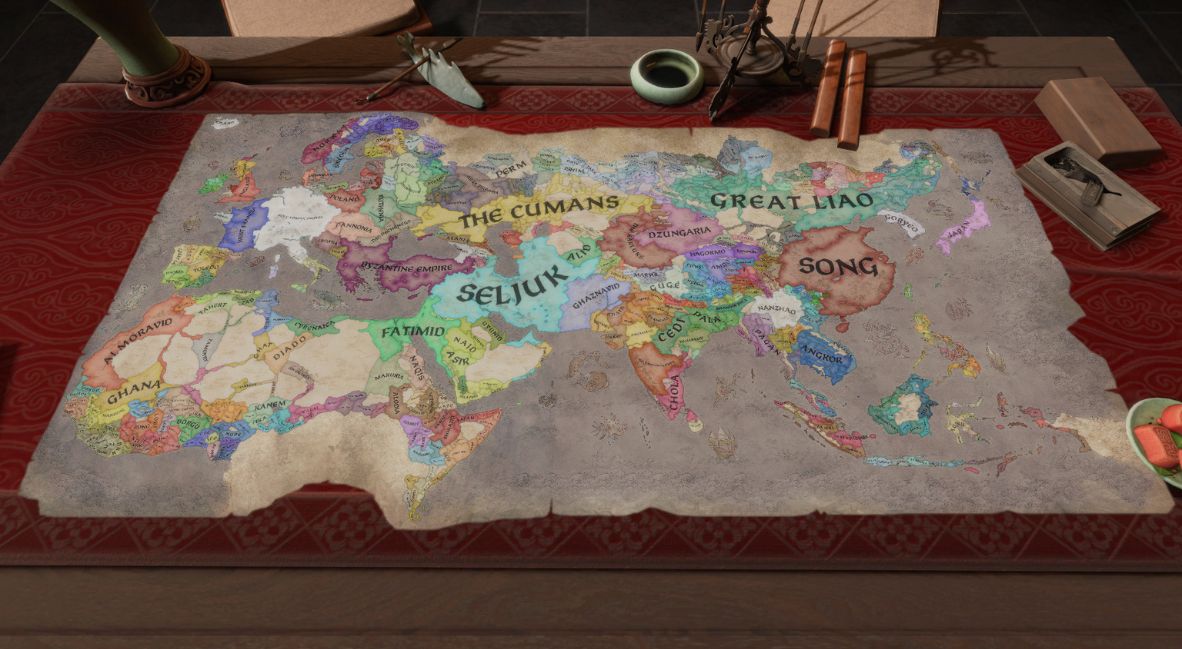 All Under Heaven Expansion promotional image for Crusader Kings III from Paradox Interactive