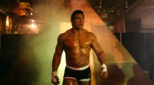 Dwayne Johnson as Mark Kerr in The Smashing Machine But Why Tho