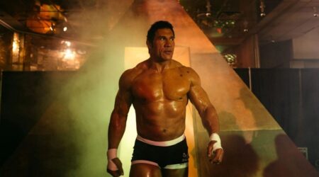 Dwayne Johnson as Mark Kerr in The Smashing Machine But Why Tho