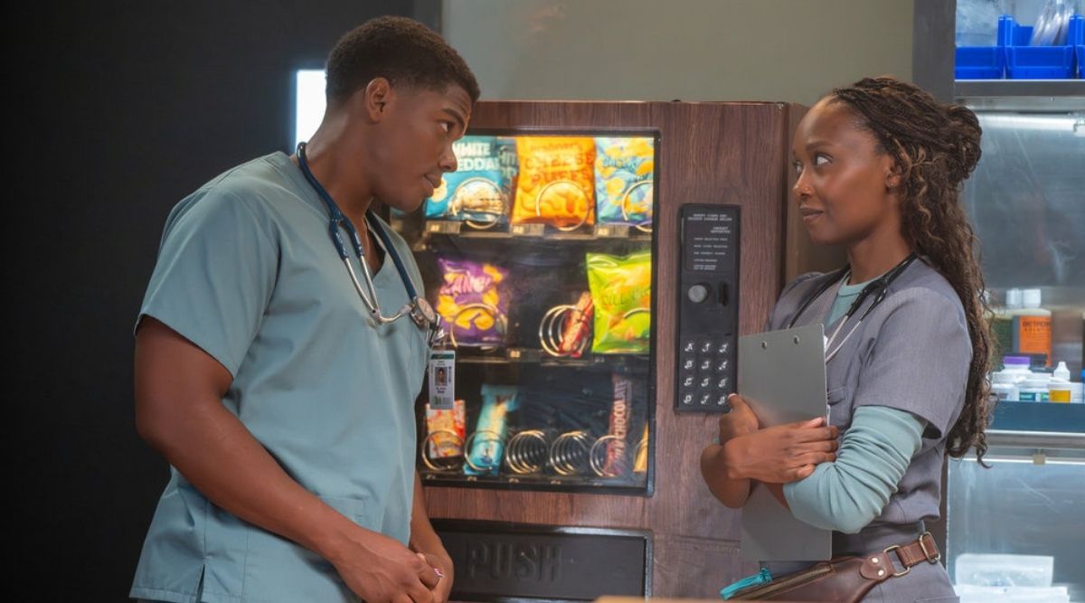 Ericka and Jacob in Brilliant Minds Season 2 Episode 5