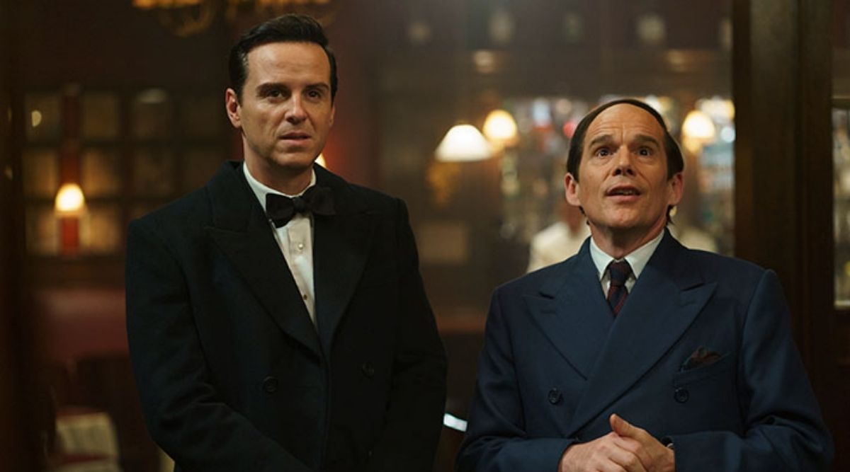 Ethan Hawke and Andrew Scott in Blue Moon (2025)