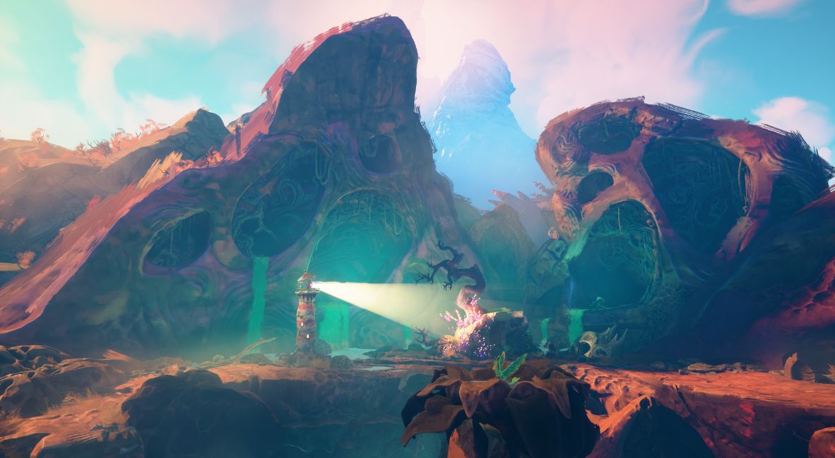 Keeper exploring fauna in the game Keeper