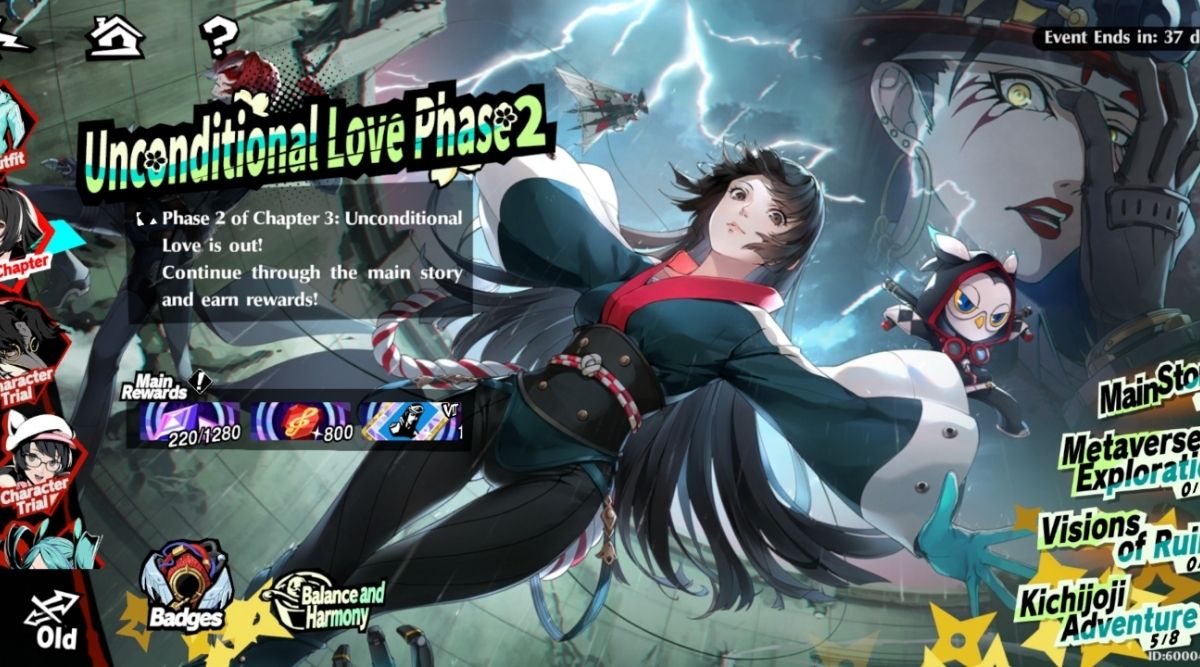 Persona 5 The Phantom X Update 2.3 Unconditional Love Phase 2