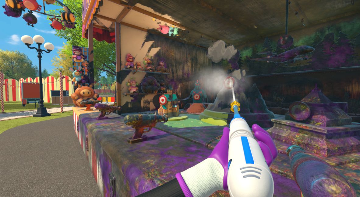 'Powerwash Simulator 2' Somehow Improves An Already Amazing Game 1 The shooting gallery in Powerwash Simulator 2