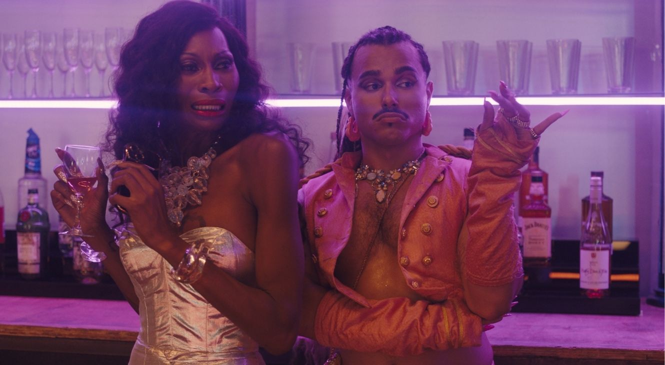 Dominique Jackson and Tomas Matos in Queens of the Dead