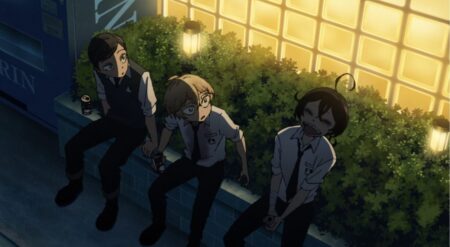 REVIEW: ‘Sanda’ Episode 3 — “Charred Fruit Tastes All the Sweeter” Sanda, Amaya, and Fuyumura in Sanda Episode 3