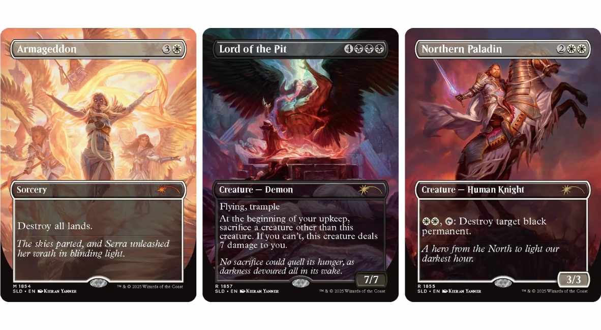 Secret Lair Secret Scare Superdrop cards.