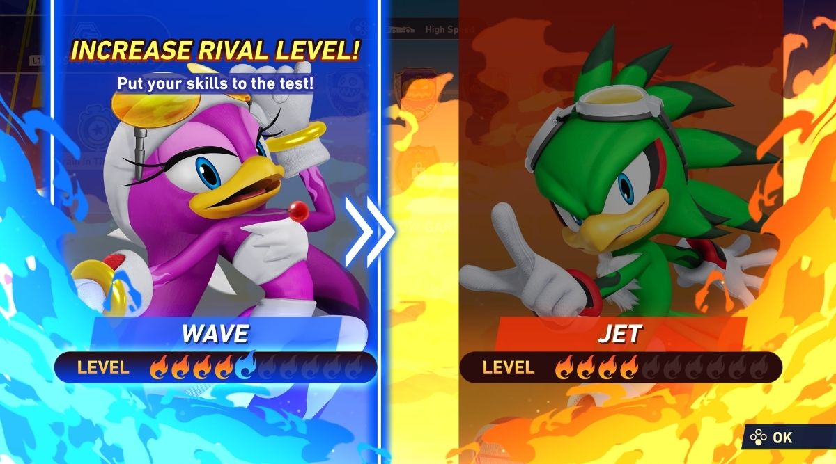 Sonic Racing Crossworlds Rival Match