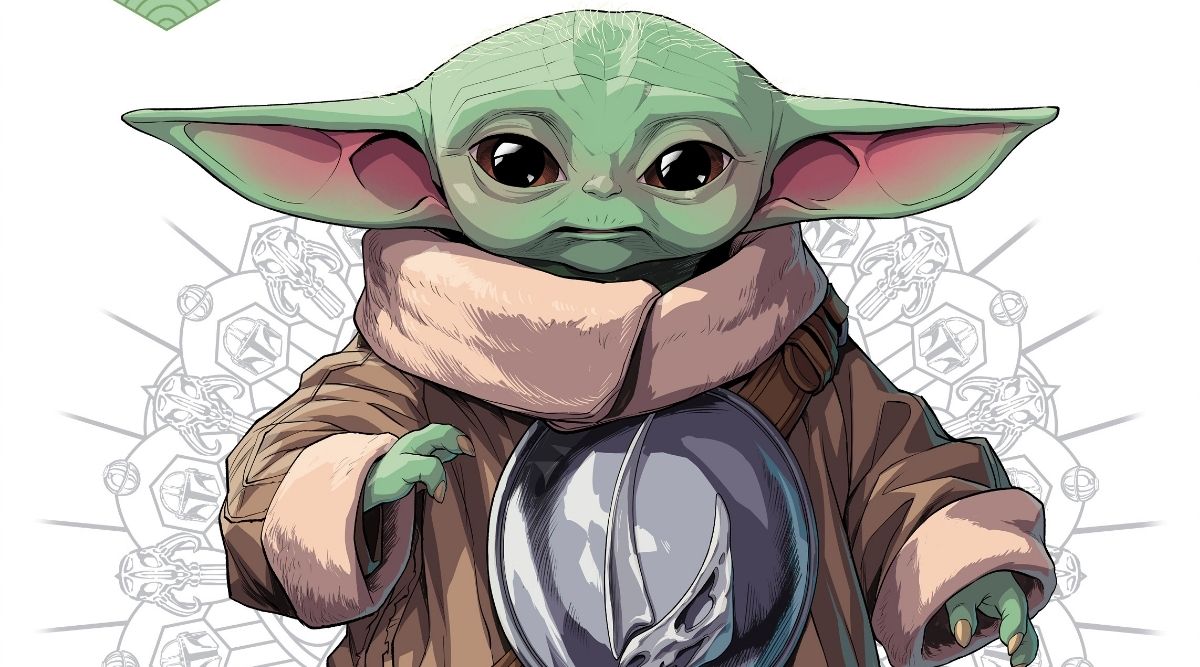 The Art of Coloring The Mandalorian and Grogu