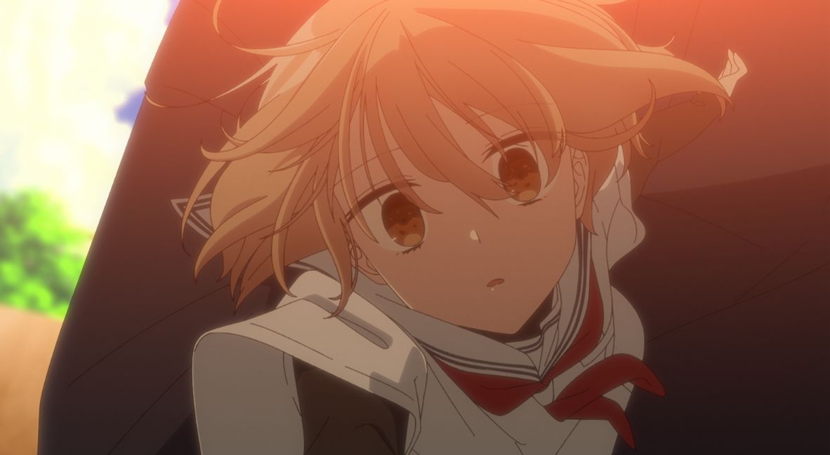 REVIEW: 'This Monster Wants to Eat Me' Episode 1 - "A Girl Who Seeks Death Waits for the Sea" 2 Hinako is pulled off land by a yokai