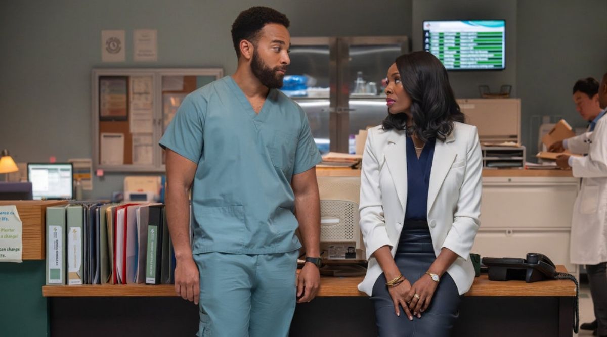 Thorne and Carol in Brilliant Minds Season 2 Episode 4