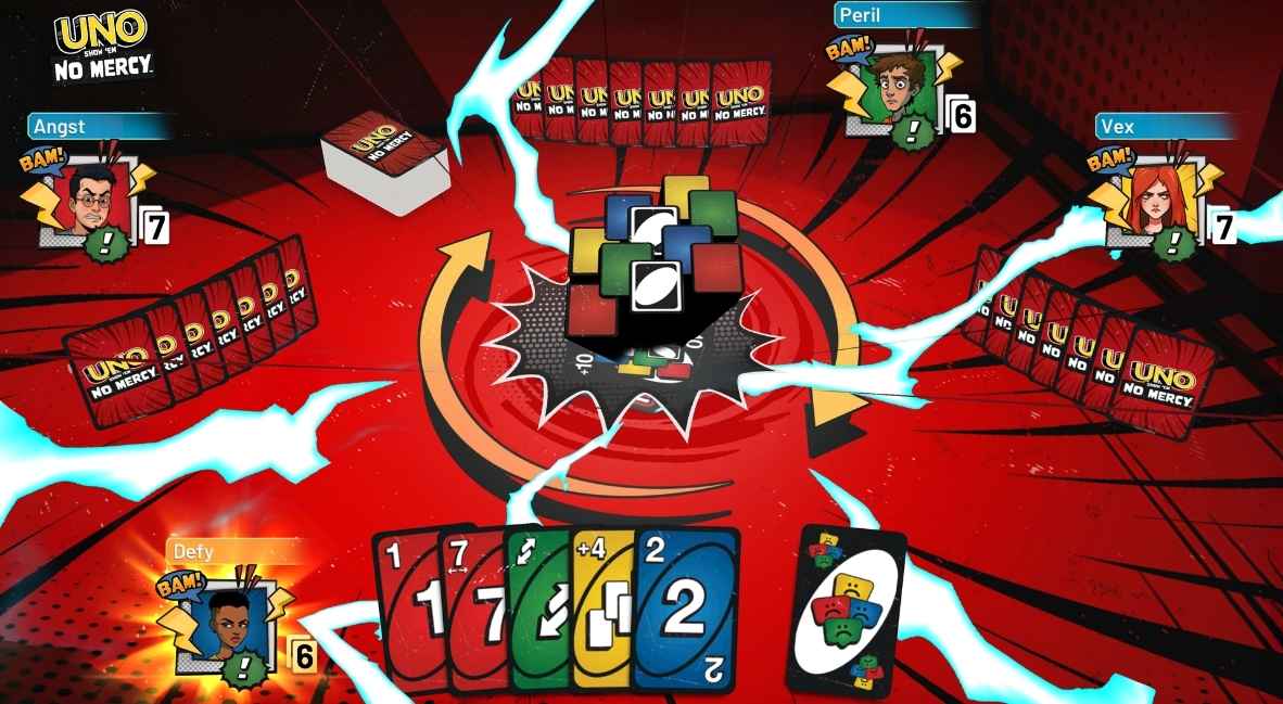 UNO Show 'Em No Mercy DLC gameplay screenshot from Ubisoft