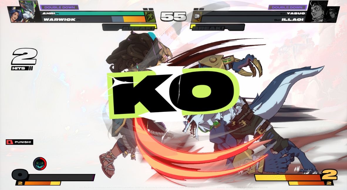 Gameplay featuring Warwick in 2XKO