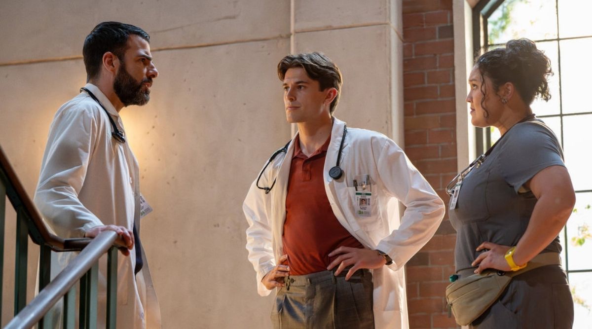 Wolf, Charlie, and Dana in Brilliant Minds Season 2 Episode 6