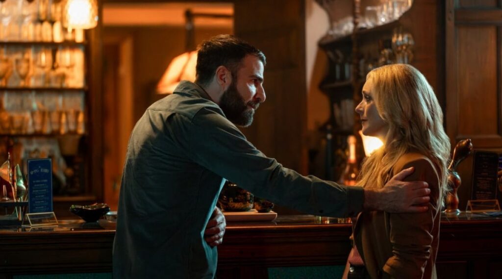 Wolf and Arianna in Brilliant Minds Season 2 Episode 4