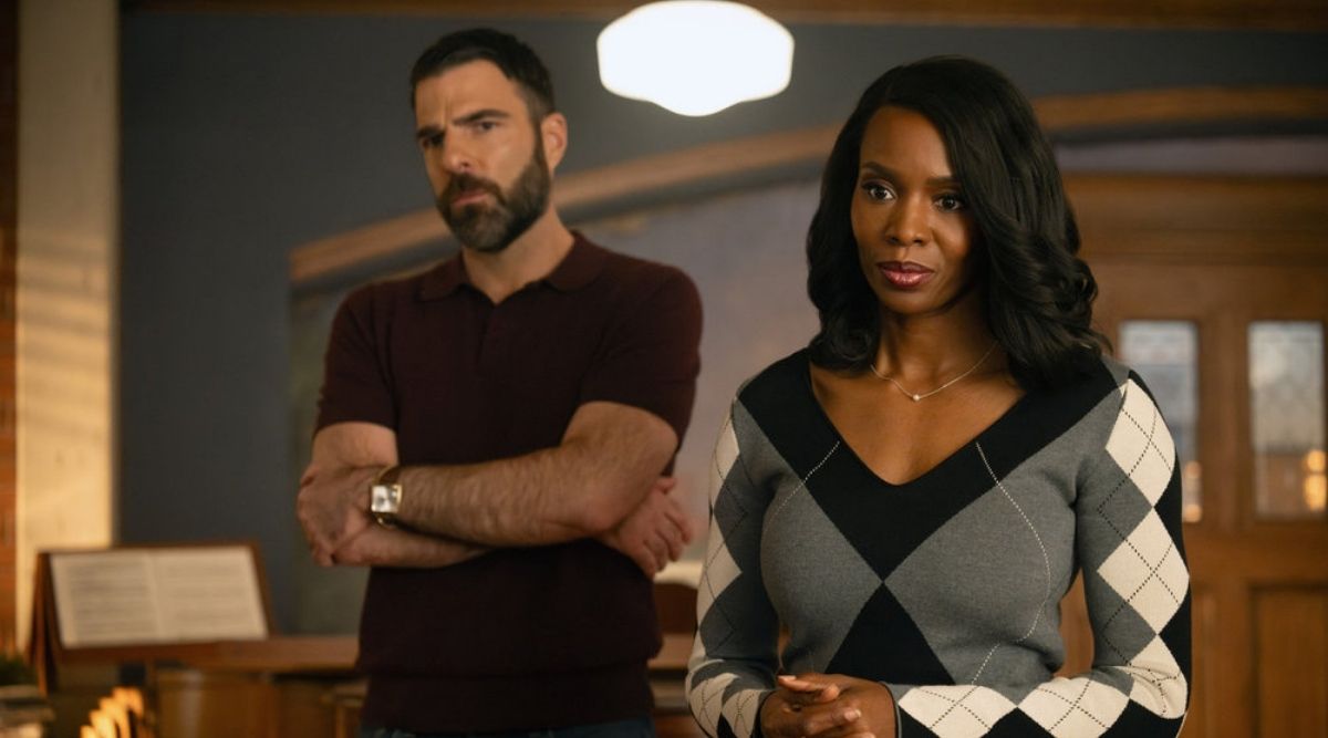 Wolf and Carol in Brilliant Minds Season 2 Episode 3