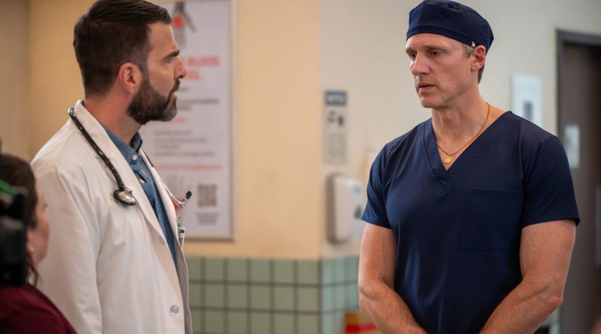 Wolf and Josh in Brilliant Minds Season 2 Episode 5