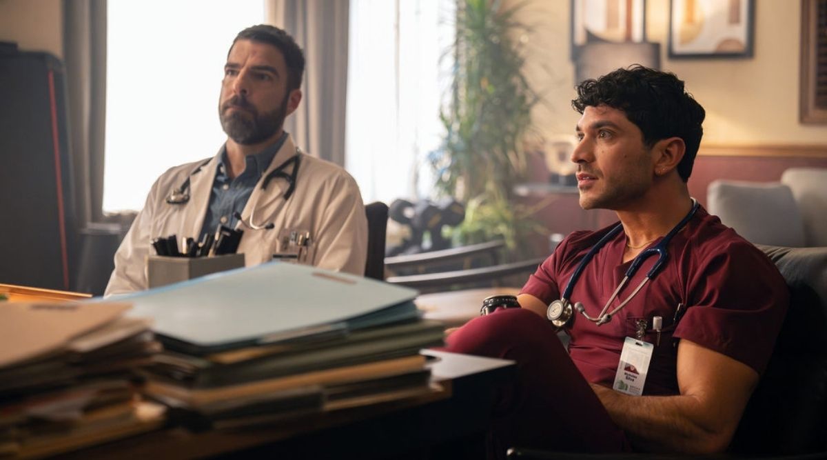 Wolf and Nico in Brilliant Minds Season 2 Episode 5