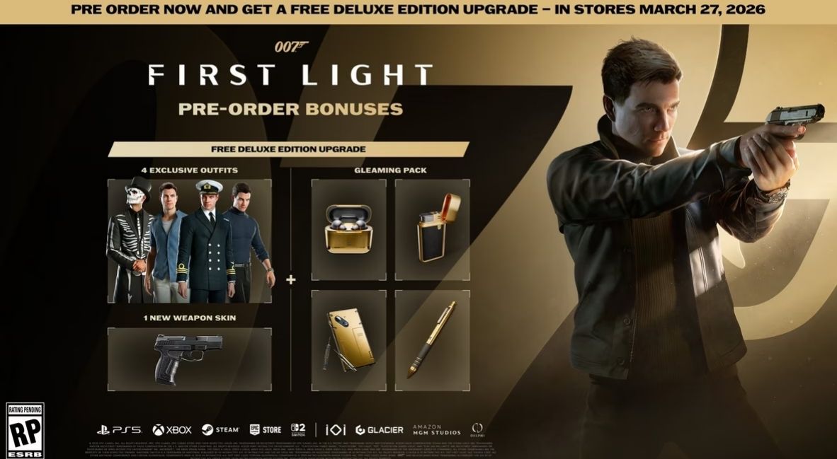 007 First Light Pre-Order Bonuses promotional image