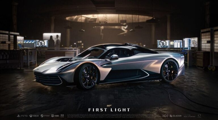 James Bond Drives An Aston Martin Valhalla Supercar In 007 First Light 007 First Light Aston Martin Valhalla supercar