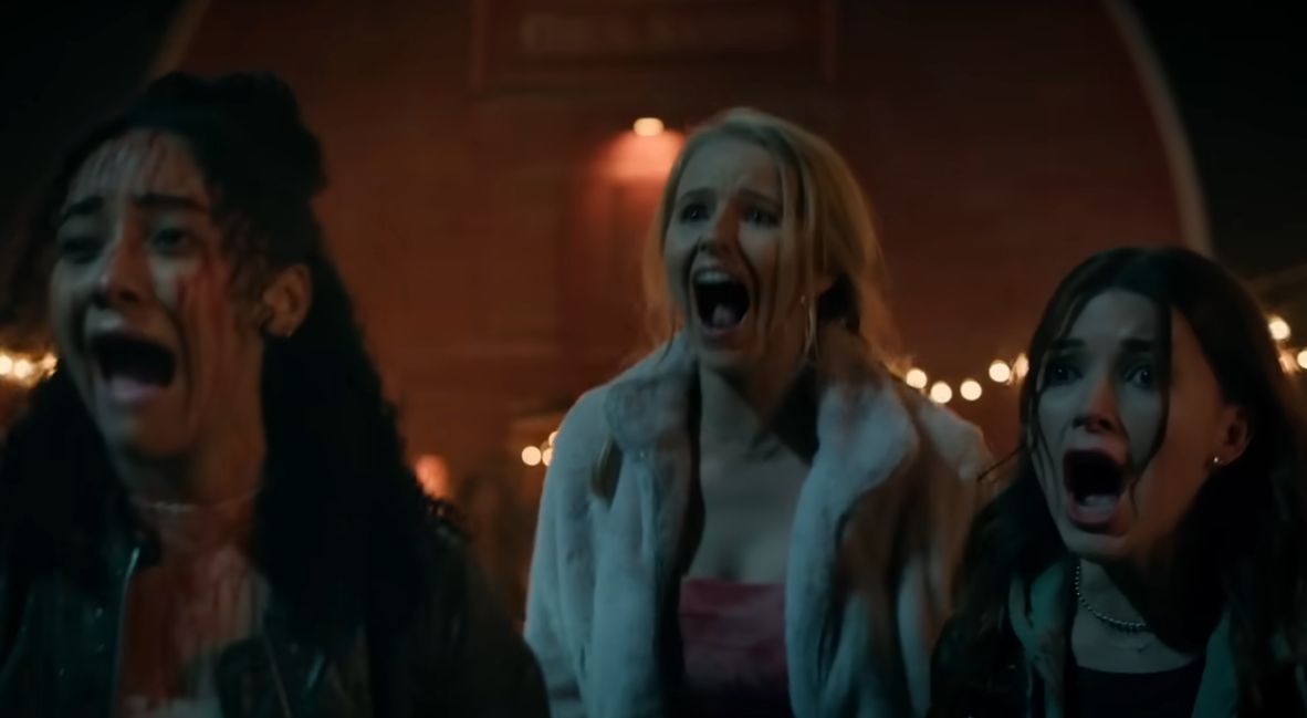 An image from the film Clown in a Cornfield