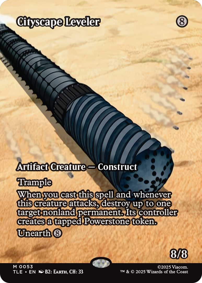 Cityscape Leveler card from the ATLA Magic The Gathering Set